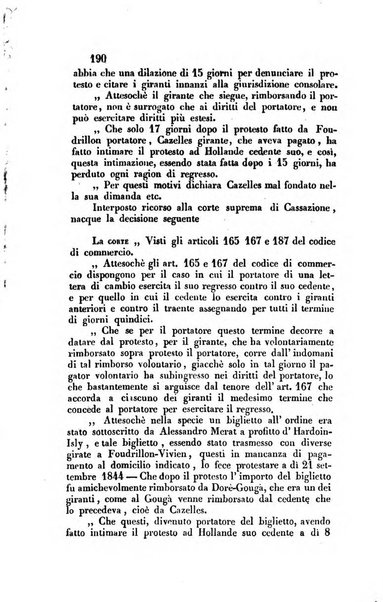 Giornale del Foro in cui si raccolgono le più importanti regiudicate dei supremi tribunali di Roma e dello Stato pontificio in materia civile