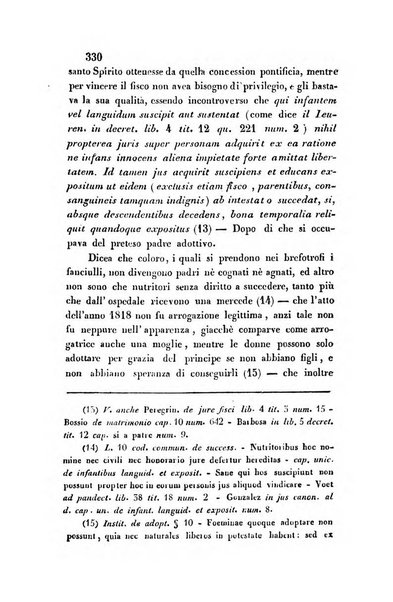 Giornale del Foro in cui si raccolgono le più importanti regiudicate dei supremi tribunali di Roma e dello Stato pontificio in materia civile