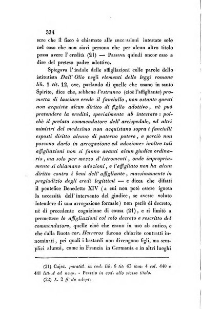 Giornale del Foro in cui si raccolgono le più importanti regiudicate dei supremi tribunali di Roma e dello Stato pontificio in materia civile