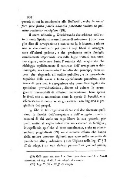 Giornale del Foro in cui si raccolgono le più importanti regiudicate dei supremi tribunali di Roma e dello Stato pontificio in materia civile