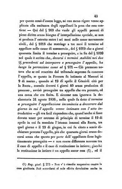 Giornale del Foro in cui si raccolgono le più importanti regiudicate dei supremi tribunali di Roma e dello Stato pontificio in materia civile