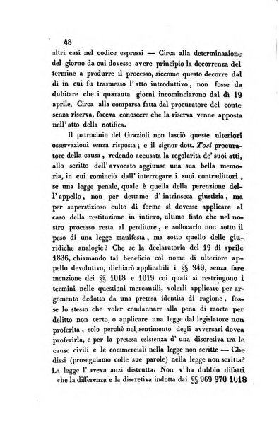 Giornale del Foro in cui si raccolgono le più importanti regiudicate dei supremi tribunali di Roma e dello Stato pontificio in materia civile