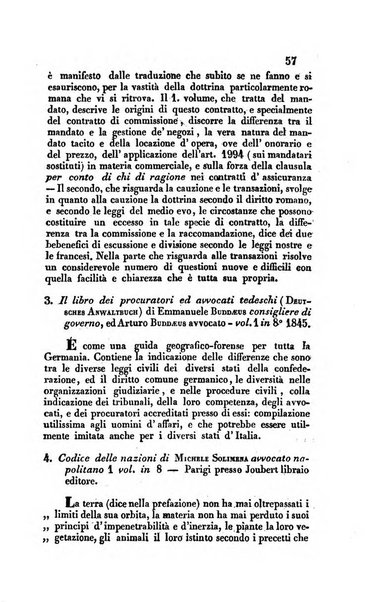 Giornale del Foro in cui si raccolgono le più importanti regiudicate dei supremi tribunali di Roma e dello Stato pontificio in materia civile