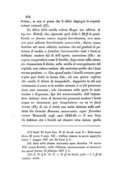 Giornale del Foro in cui si raccolgono le più importanti regiudicate dei supremi tribunali di Roma e dello Stato pontificio in materia civile