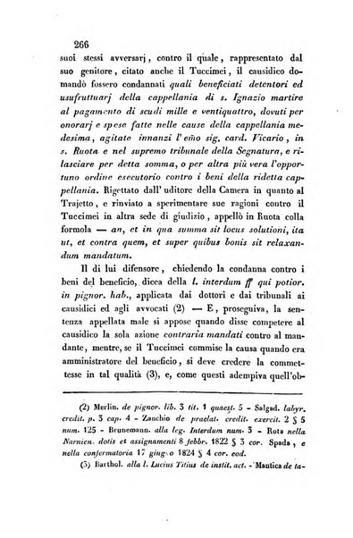 Giornale del Foro in cui si raccolgono le più importanti regiudicate dei supremi tribunali di Roma e dello Stato pontificio in materia civile