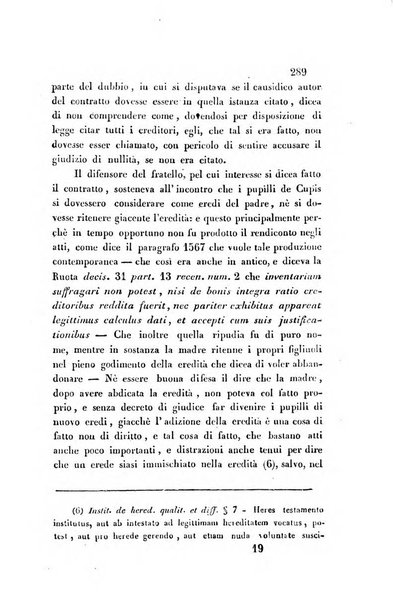 Giornale del Foro in cui si raccolgono le più importanti regiudicate dei supremi tribunali di Roma e dello Stato pontificio in materia civile