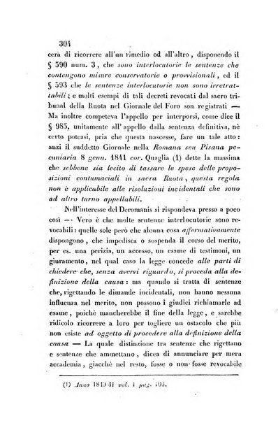 Giornale del Foro in cui si raccolgono le più importanti regiudicate dei supremi tribunali di Roma e dello Stato pontificio in materia civile