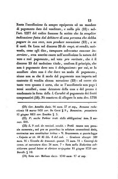 Giornale del Foro in cui si raccolgono le più importanti regiudicate dei supremi tribunali di Roma e dello Stato pontificio in materia civile