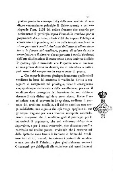 Giornale del Foro in cui si raccolgono le più importanti regiudicate dei supremi tribunali di Roma e dello Stato pontificio in materia civile