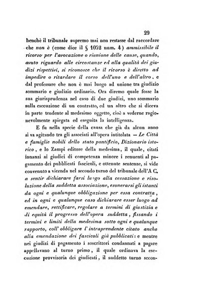 Giornale del Foro in cui si raccolgono le più importanti regiudicate dei supremi tribunali di Roma e dello Stato pontificio in materia civile