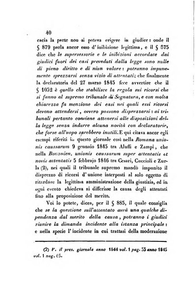 Giornale del Foro in cui si raccolgono le più importanti regiudicate dei supremi tribunali di Roma e dello Stato pontificio in materia civile