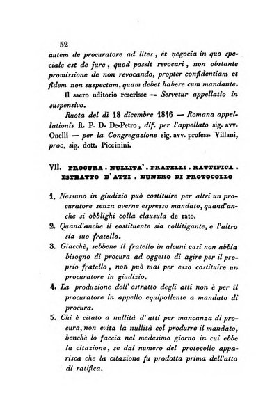 Giornale del Foro in cui si raccolgono le più importanti regiudicate dei supremi tribunali di Roma e dello Stato pontificio in materia civile