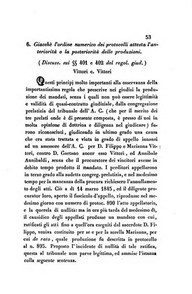 Giornale del Foro in cui si raccolgono le più importanti regiudicate dei supremi tribunali di Roma e dello Stato pontificio in materia civile