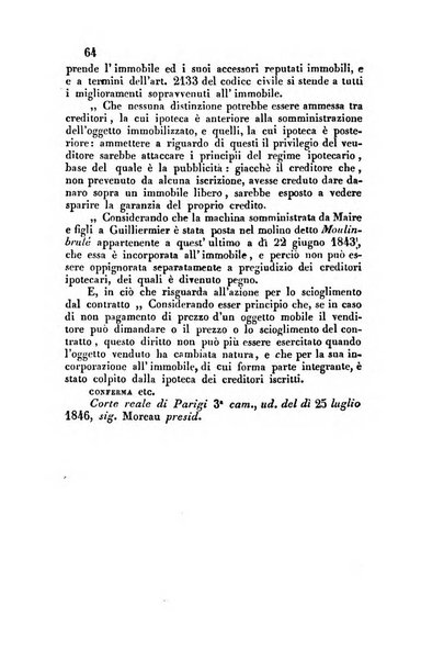 Giornale del Foro in cui si raccolgono le più importanti regiudicate dei supremi tribunali di Roma e dello Stato pontificio in materia civile