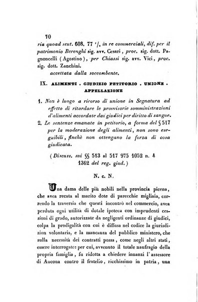 Giornale del Foro in cui si raccolgono le più importanti regiudicate dei supremi tribunali di Roma e dello Stato pontificio in materia civile