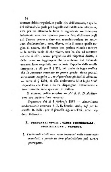 Giornale del Foro in cui si raccolgono le più importanti regiudicate dei supremi tribunali di Roma e dello Stato pontificio in materia civile