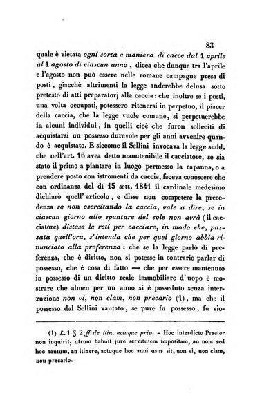 Giornale del Foro in cui si raccolgono le più importanti regiudicate dei supremi tribunali di Roma e dello Stato pontificio in materia civile