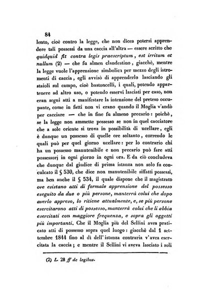 Giornale del Foro in cui si raccolgono le più importanti regiudicate dei supremi tribunali di Roma e dello Stato pontificio in materia civile