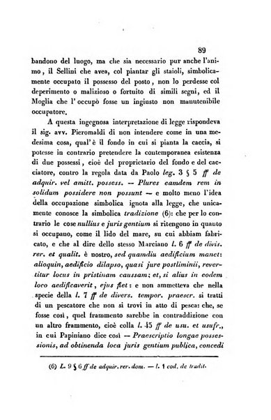 Giornale del Foro in cui si raccolgono le più importanti regiudicate dei supremi tribunali di Roma e dello Stato pontificio in materia civile