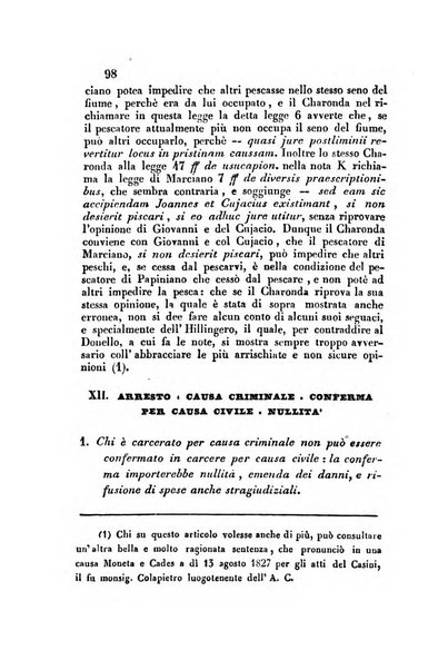 Giornale del Foro in cui si raccolgono le più importanti regiudicate dei supremi tribunali di Roma e dello Stato pontificio in materia civile