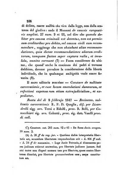 Giornale del Foro in cui si raccolgono le più importanti regiudicate dei supremi tribunali di Roma e dello Stato pontificio in materia civile