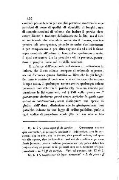 Giornale del Foro in cui si raccolgono le più importanti regiudicate dei supremi tribunali di Roma e dello Stato pontificio in materia civile