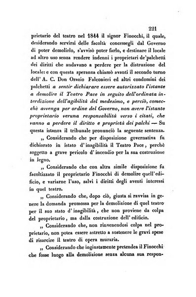 Giornale del Foro in cui si raccolgono le più importanti regiudicate dei supremi tribunali di Roma e dello Stato pontificio in materia civile