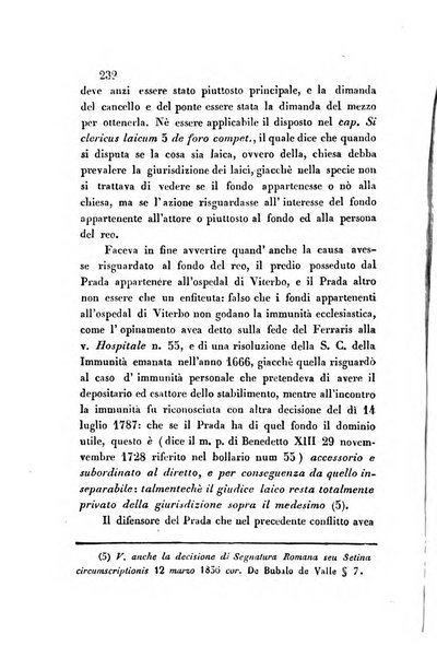 Giornale del Foro in cui si raccolgono le più importanti regiudicate dei supremi tribunali di Roma e dello Stato pontificio in materia civile