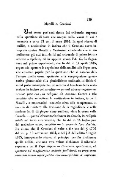 Giornale del Foro in cui si raccolgono le più importanti regiudicate dei supremi tribunali di Roma e dello Stato pontificio in materia civile