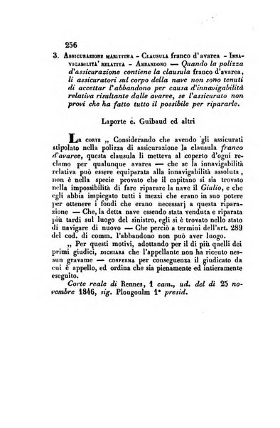 Giornale del Foro in cui si raccolgono le più importanti regiudicate dei supremi tribunali di Roma e dello Stato pontificio in materia civile