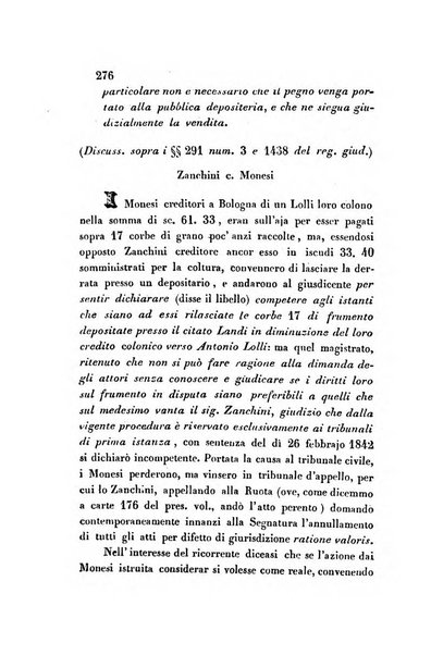 Giornale del Foro in cui si raccolgono le più importanti regiudicate dei supremi tribunali di Roma e dello Stato pontificio in materia civile