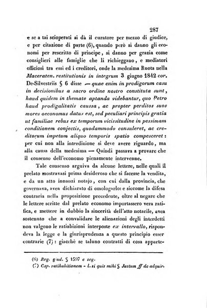 Giornale del Foro in cui si raccolgono le più importanti regiudicate dei supremi tribunali di Roma e dello Stato pontificio in materia civile