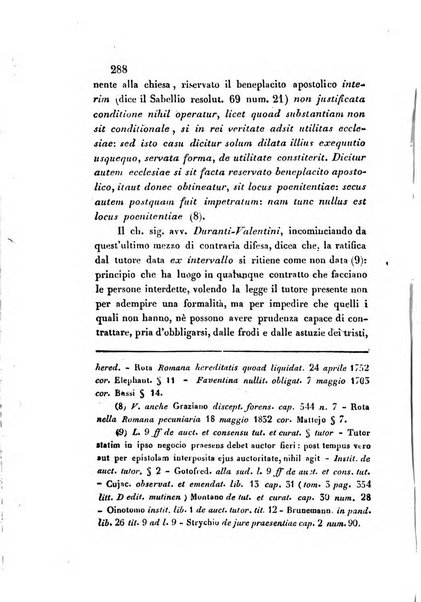 Giornale del Foro in cui si raccolgono le più importanti regiudicate dei supremi tribunali di Roma e dello Stato pontificio in materia civile