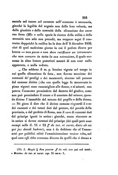 Giornale del Foro in cui si raccolgono le più importanti regiudicate dei supremi tribunali di Roma e dello Stato pontificio in materia civile