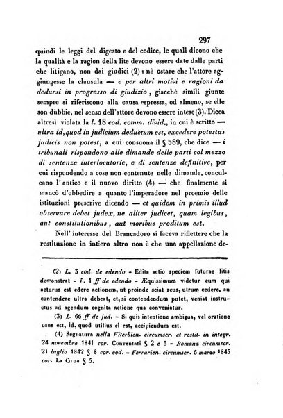 Giornale del Foro in cui si raccolgono le più importanti regiudicate dei supremi tribunali di Roma e dello Stato pontificio in materia civile