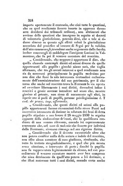 Giornale del Foro in cui si raccolgono le più importanti regiudicate dei supremi tribunali di Roma e dello Stato pontificio in materia civile