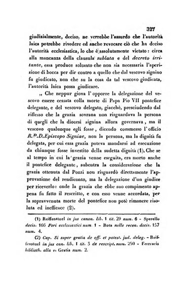 Giornale del Foro in cui si raccolgono le più importanti regiudicate dei supremi tribunali di Roma e dello Stato pontificio in materia civile