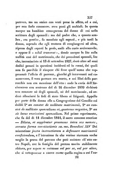 Giornale del Foro in cui si raccolgono le più importanti regiudicate dei supremi tribunali di Roma e dello Stato pontificio in materia civile