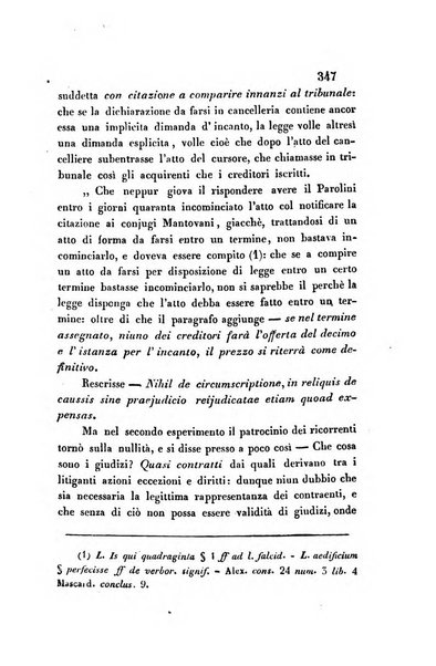 Giornale del Foro in cui si raccolgono le più importanti regiudicate dei supremi tribunali di Roma e dello Stato pontificio in materia civile