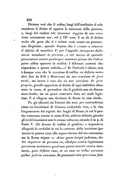 Giornale del Foro in cui si raccolgono le più importanti regiudicate dei supremi tribunali di Roma e dello Stato pontificio in materia civile