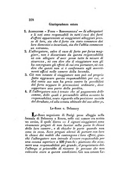 Giornale del Foro in cui si raccolgono le più importanti regiudicate dei supremi tribunali di Roma e dello Stato pontificio in materia civile