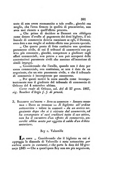 Giornale del Foro in cui si raccolgono le più importanti regiudicate dei supremi tribunali di Roma e dello Stato pontificio in materia civile