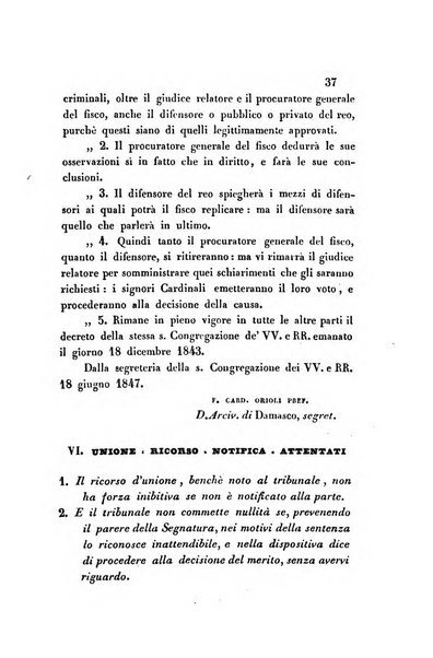 Giornale del Foro in cui si raccolgono le più importanti regiudicate dei supremi tribunali di Roma e dello Stato pontificio in materia civile