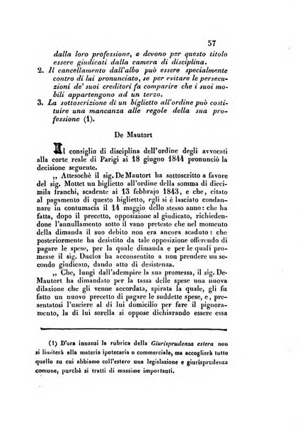 Giornale del Foro in cui si raccolgono le più importanti regiudicate dei supremi tribunali di Roma e dello Stato pontificio in materia civile