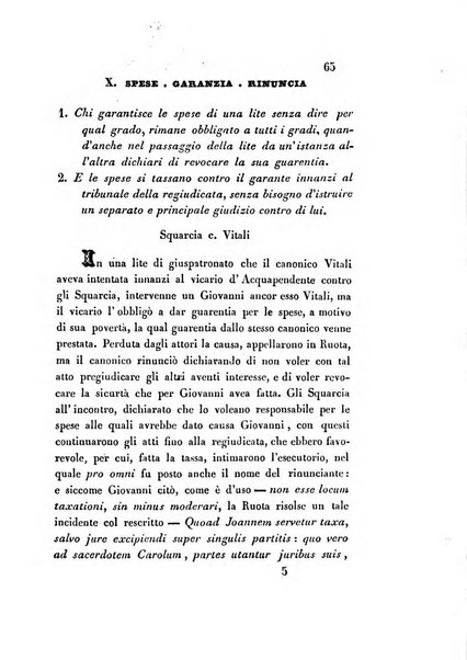 Giornale del Foro in cui si raccolgono le più importanti regiudicate dei supremi tribunali di Roma e dello Stato pontificio in materia civile