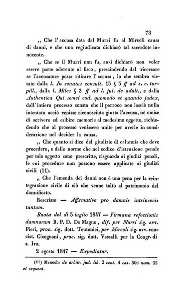 Giornale del Foro in cui si raccolgono le più importanti regiudicate dei supremi tribunali di Roma e dello Stato pontificio in materia civile