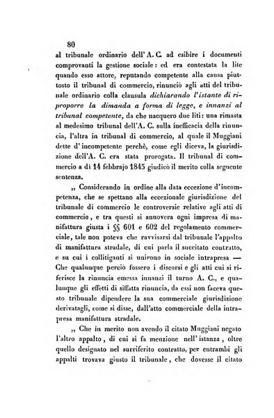 Giornale del Foro in cui si raccolgono le più importanti regiudicate dei supremi tribunali di Roma e dello Stato pontificio in materia civile