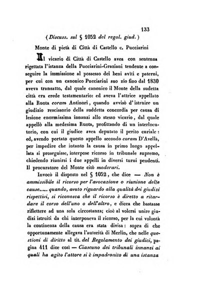 Giornale del Foro in cui si raccolgono le più importanti regiudicate dei supremi tribunali di Roma e dello Stato pontificio in materia civile