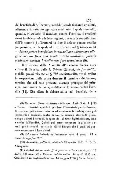 Giornale del Foro in cui si raccolgono le più importanti regiudicate dei supremi tribunali di Roma e dello Stato pontificio in materia civile