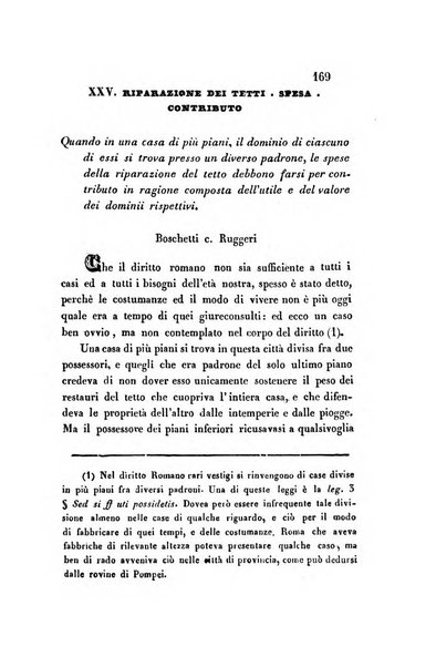 Giornale del Foro in cui si raccolgono le più importanti regiudicate dei supremi tribunali di Roma e dello Stato pontificio in materia civile